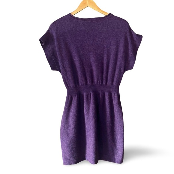 Love Moschino Rich Purple Crew Neck wool Dress - Picture 9 of 9